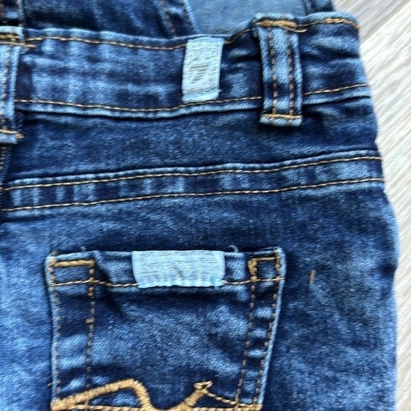 7 For All Mankind Infant Girls Denim Overall Dress Size 12M - Picture 9 of 12